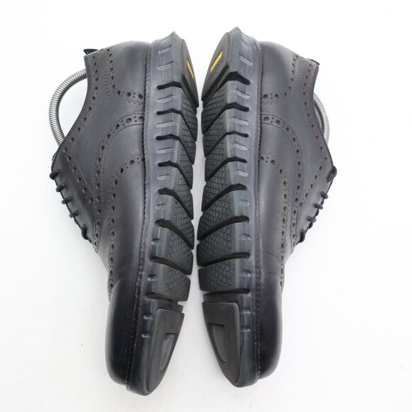 Cole Haan ZeroGrand Men's Size 10 M Black Leather Wingtip Oxford Sneaker C23738 - Picture 8 of 10